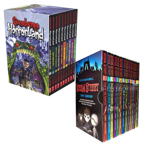 Goosebumps HorrorLand Series & Scream Street 23 Books collection box Set - The Book Bundle