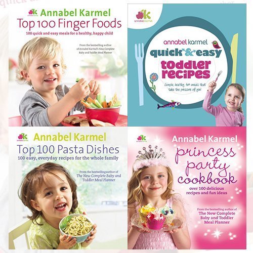 Annabel Karmel Recipes 4 Books Bundle Collection (Top 100 Finger Foods, Quick and Easy Toddler Recipes (Quick & Easy)) - The Book Bundle