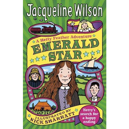 Jacqueline Wilson Hetty Feather Series Collection 5 Books Set (Little Stars, Sapphire Battersea, Diamond, Hetty Feather, Emerald Star) - The Book Bundle