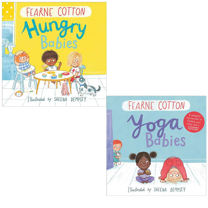Fearne cotton collection 2 books set (hungry babies [hardcover], yoga babies) - The Book Bundle