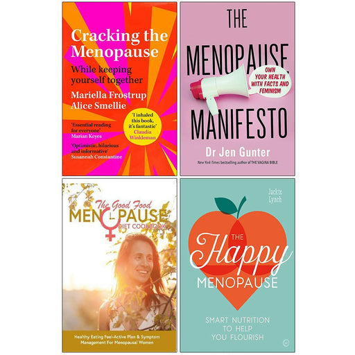Cracking the Menopause,Manifesto, Happy Menopause Diet Cookbook 4 Books Set - The Book Bundle