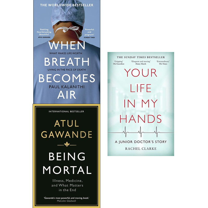 When breath becomes air, being mortal and your life in my hands 3 books collection set - The Book Bundle