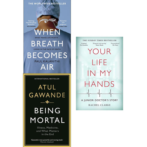 When breath becomes air, being mortal and your life in my hands 3 books collection set - The Book Bundle