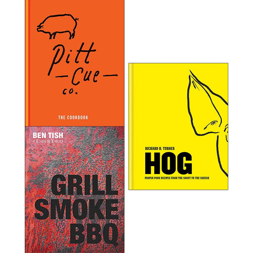 Pitt Cue Co. The Cookbook, Grill Smoke Bbq, Hog Cookbook 3 Books Collection Set - The Book Bundle