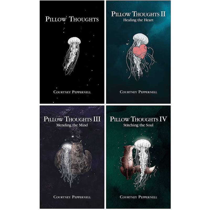 Pillow Thoughts Courtney Peppernell Collection 4 Books Set Healing the Heart, Mending the Mind, Stitching the Soul - The Book Bundle