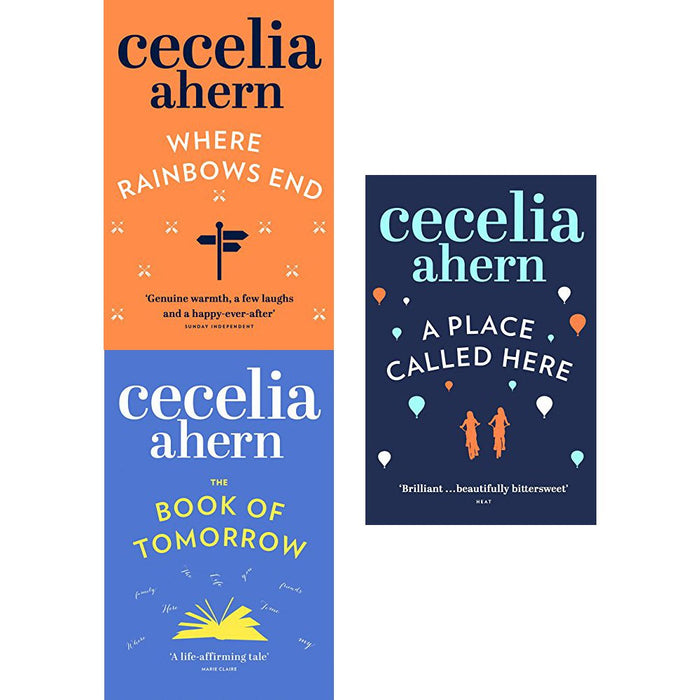 Cecelia ahern series 2 : 3 books collection set pack (where rainbows end, the book of tomorrow, a place called here) - The Book Bundle