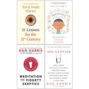 21 Lessons  , Headspace Guide, Meditation , 10% Happier 4 Books Collection Set - The Book Bundle