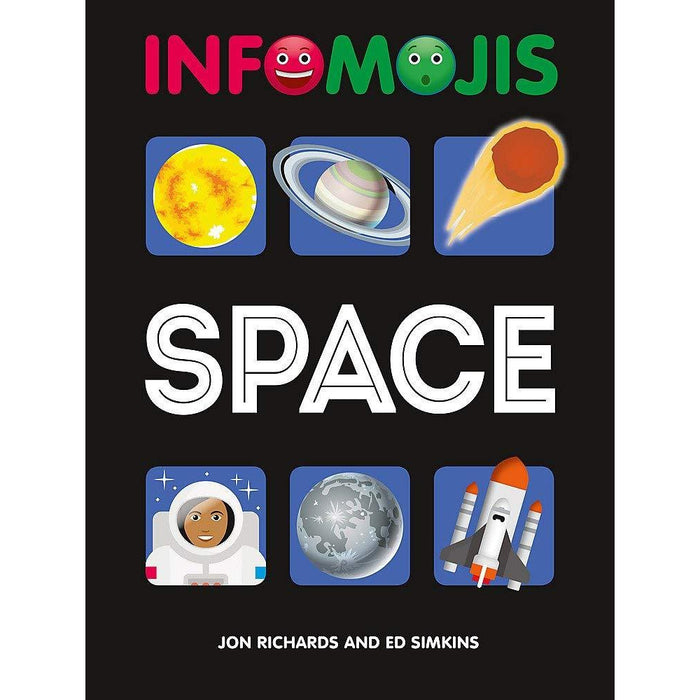 Infomojis Series Collection 4 Books Set (Animals, Planet Earth, Human Body, Space) Books for Childrens - The Book Bundle