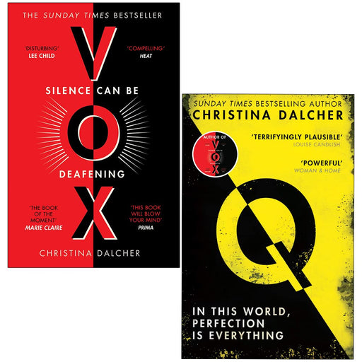 Christina Dalcher 2 Books Collection Set(VOX:Silence Can Be Deafening  & Q:In This World,Perfection is Everything) - The Book Bundle