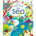 Usborne Peep Inside Collection 4 Books Set (Peep Inside Space, Sea,Castle) - The Book Bundle
