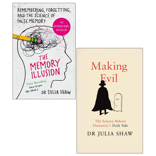 Dr Julia Shaw 2 Books Collection Set (The Memory Illusion [Paperback], Making Evil [Hardcover]) - The Book Bundle