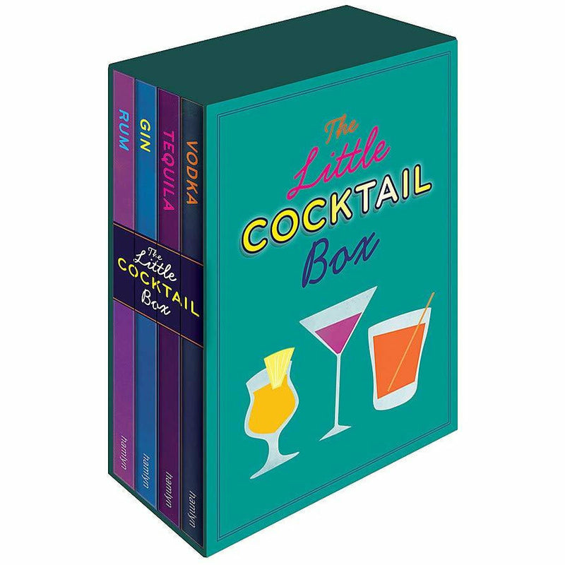 Spruce Little Cocktail Collection 4-book box set, paperback edition, featuring non-fiction books on cocktails and mixology.