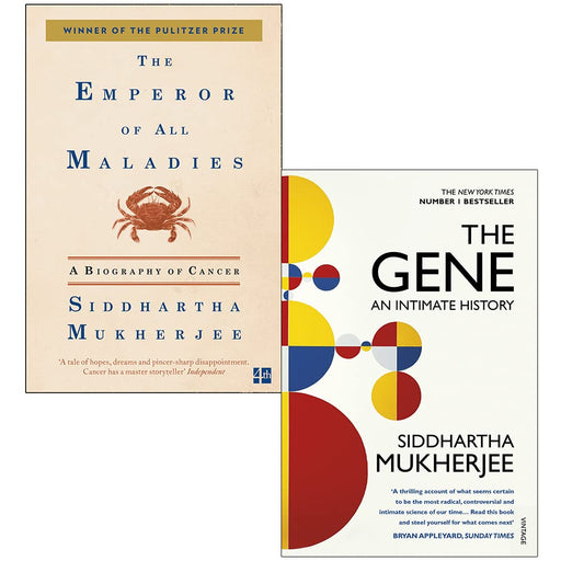 Siddhartha Mukherjee Collection 2 Books Set (The Emperor of All Maladies & The Gene An Intimate History) - The Book Bundle
