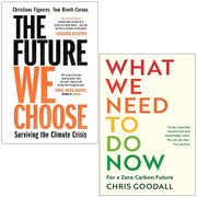 The Future We Choose book collection by Tom Rivett-Carnac, featuring climate crisis survival insights, paperback by Manilla Press.