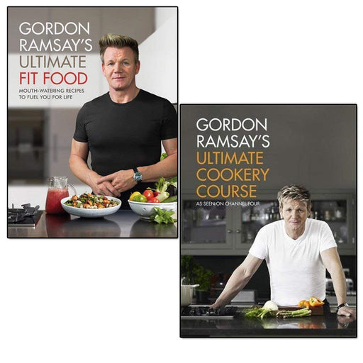 ultimate cookery course and ultimate fit food 2 books collection set by gordon ramsay - The Book Bundle