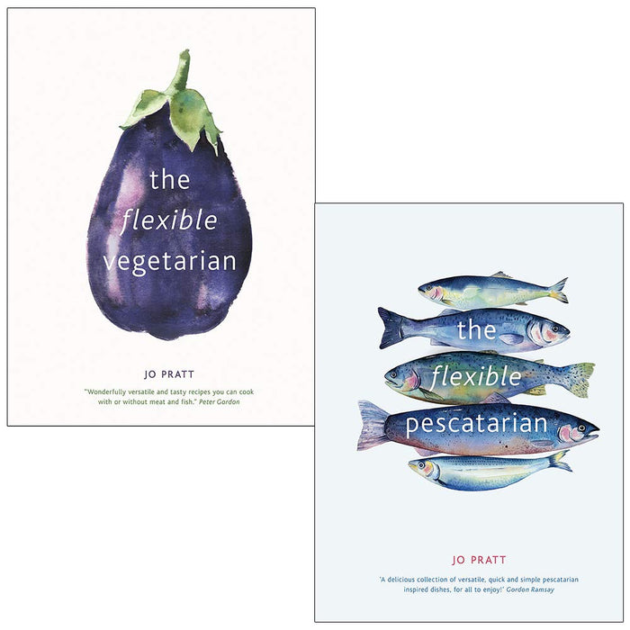 Jo Pratt Collection 2 Books Set (The Flexible Vegetarian, The Flexible Pescatarian) - The Book Bundle