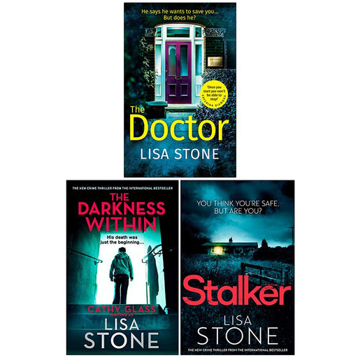 Lisa Stone Collection 3 Books Set (The Doctor, The Darkness Within, Stalker) - The Book Bundle