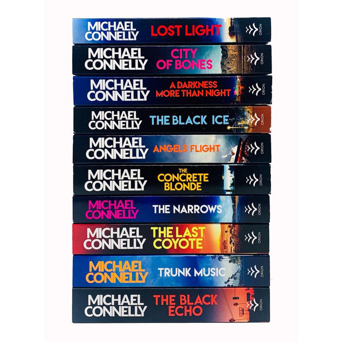 Michael Connelly Harry Bosch Series 10 Books Collection Set (Lost Light, City of Bones) - The Book Bundle
