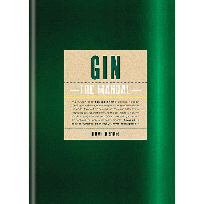 Gin The Manual By Dave Broom & Whiskies Galore A Tour of Scotland's Island Distilleries By Ian Buxton 2 Books Collection Set - The Book Bundle