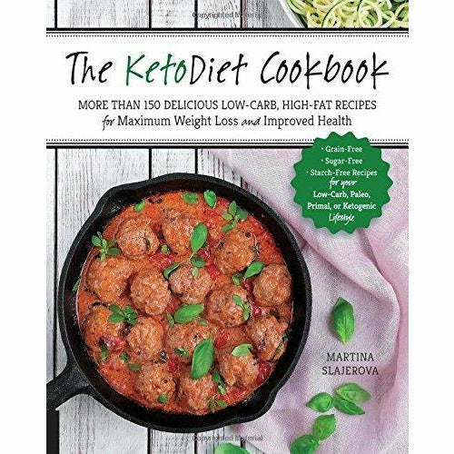 KetoDiet Cookbook and The No-Grain Diet 2 Books Bundle Collection With Gift Journal - More Than 150 Delicious Low-Carb, High-Fat Recipes - The Book Bundle