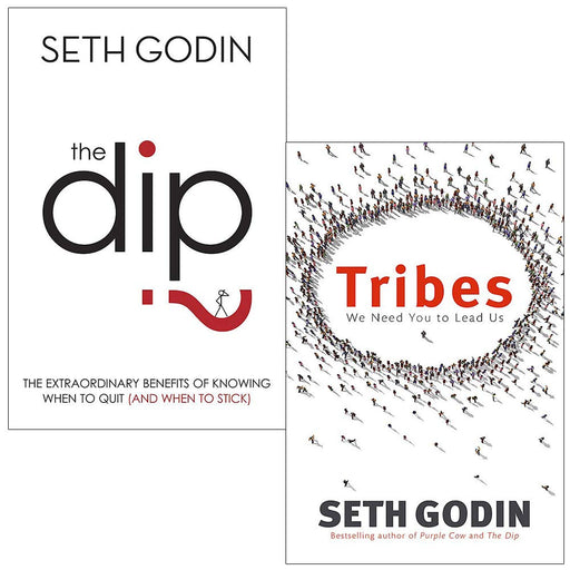 Seth Godin Collection 2 Books Set (The Dip, Tribes) - The Book Bundle