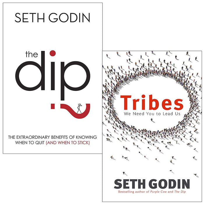 Seth Godin Collection 2 Books Set (The Dip, Tribes) - The Book Bundle