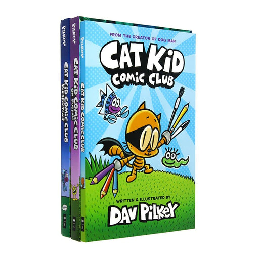 Cat Kid Comic Club Collection 3 Books Set By Dav Pilkey - The Book Bundle