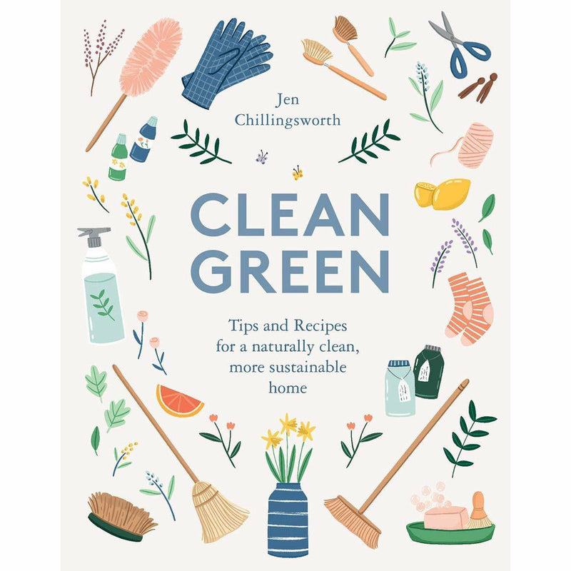 Clean Green By Jen Chillingsworth and Simply Living Well By Julia Watkins 2 Books Collection Set - The Book Bundle