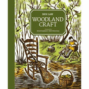 Set of three books from The Wood Fire Handbook collection by Ben Law, featuring illustrations and text on wood fire and log crafting.
