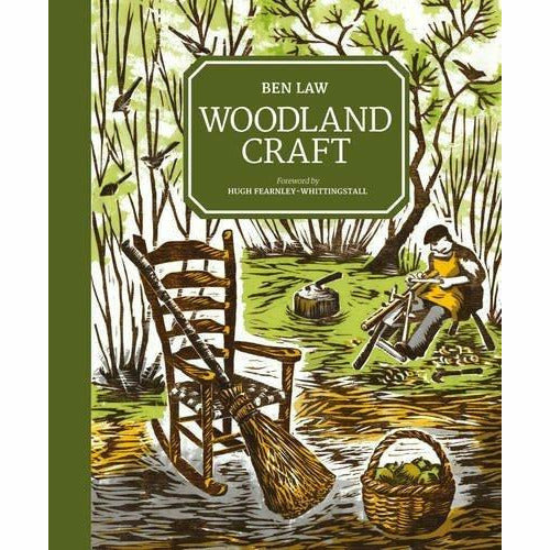Woodland Craft, The Wood Fire Handbook , The Log Book 3 Books Collection Set - The Book Bundle