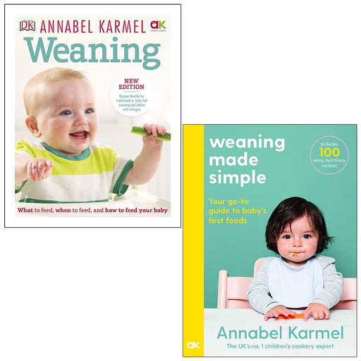 Annabel Karmel Collection 2 Books Set (Weaning New Edition, Weaning Made Simple) - The Book Bundle