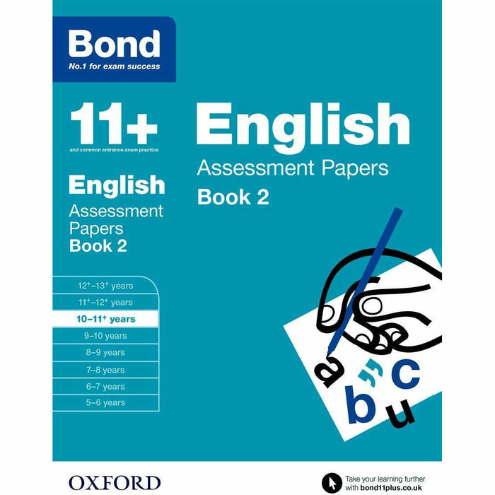 Bond 11+: Assessment Papers Book 2 ,10-11+ years Bundle: English, Maths, Non-verbal Reasoning, Verbal Reasoning. - The Book Bundle