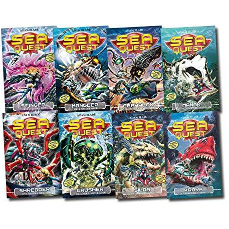 Sea Quest Series 1 and 2 By Adam Blade - 8 Books Collection Set - The Book Bundle