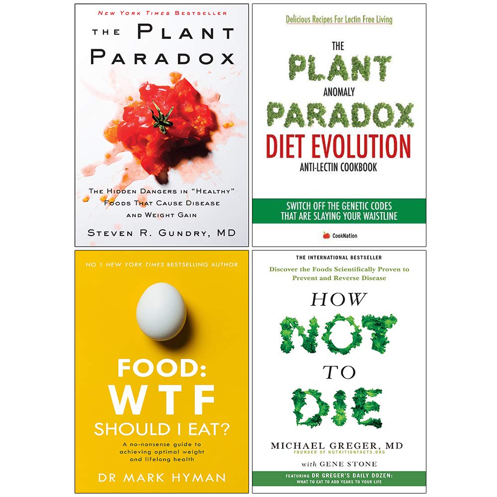The Plant Paradox, Plant Anomaly, Food Wtf, How Not To Die 4 Books Col — The  Book Bundle