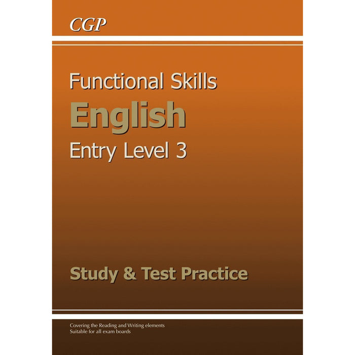 Functional Skills Collection Entry Level 3 Study & Test Practice 2 Books Bundle (Maths,English) - The Book Bundle