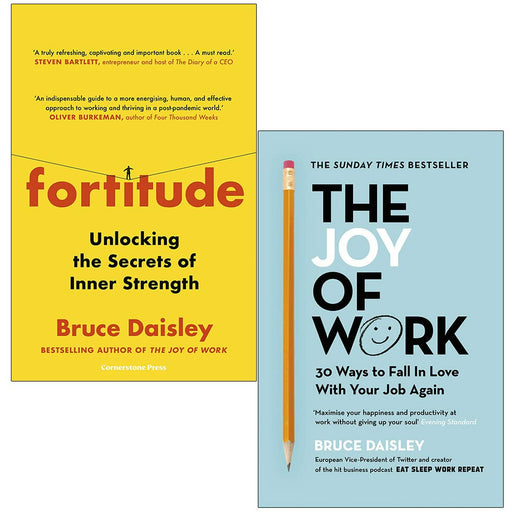 Bruce Daisley Collection 2 Books Set (Fortitude [Hardcover] & The Joy of Work) - The Book Bundle