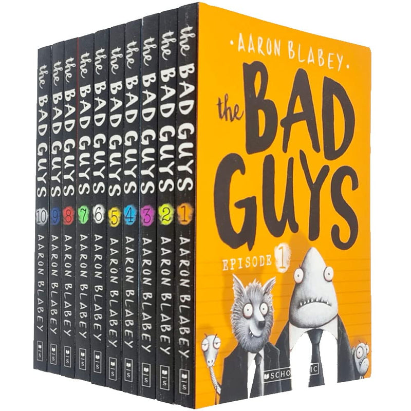 The Bad Guys Episodes 1-10 Collection 10 Books Set By Aaron Blabey - The Book Bundle