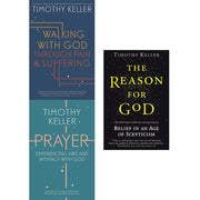 Walking with god, prayer and reason for god 3 books collection set by timothy keller - The Book Bundle