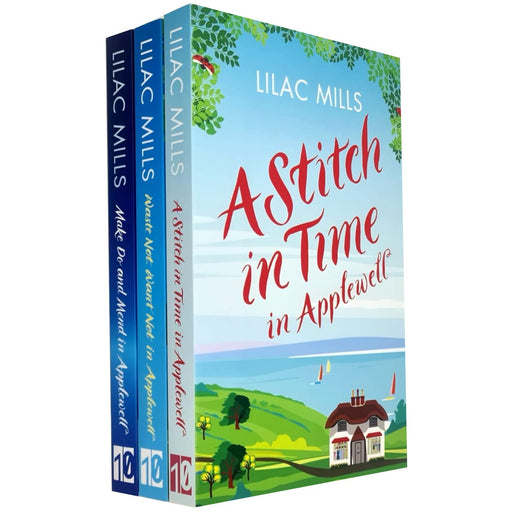 Applewell Village Series 3 Books Collection Set by Lilac Mills (Waste Not, A Stitch in Time) - The Book Bundle