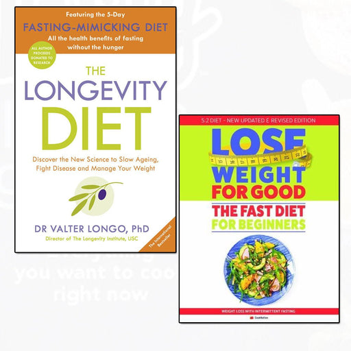 the longevity diet and  lose weight for good 2 books collection set - The Book Bundle
