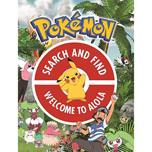 Pokémon Search and Find 4 Books Collection Set, Search and Find Welcome to Alola - The Book Bundle