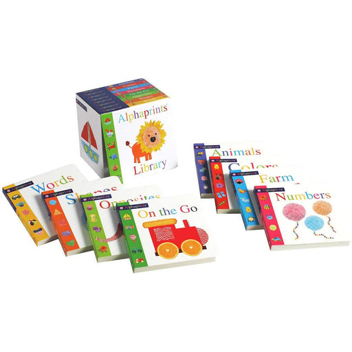 Alphaprints Library Except More : 8 Board Book Box Set - The Book Bundle