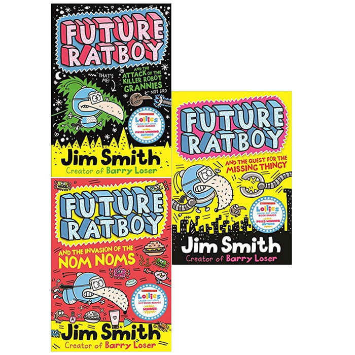 Future Ratboy X 3 Books Collection Series Pack Set By Jim Smith - The Book Bundle