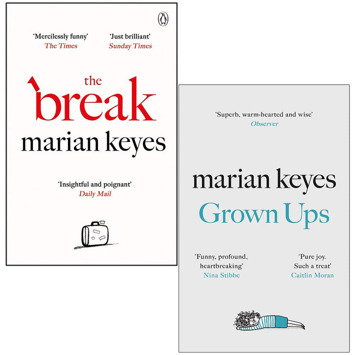 The Break and Grown Ups By Marian Keyes 2 Books Collection Set - The Book Bundle