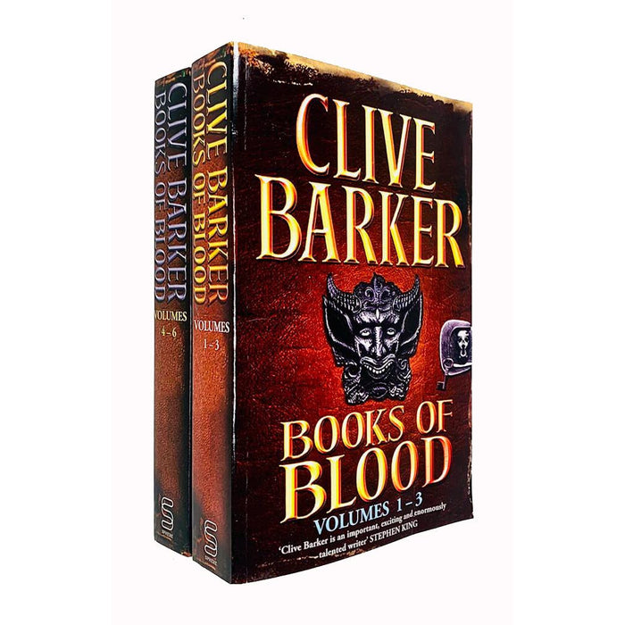 Books Of Blood Omnibus Series 2 Books Collection Set by Clive Barker (Volumes 1-6) - The Book Bundle