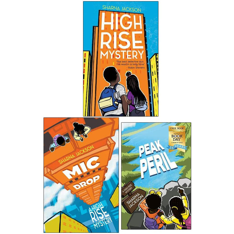 High-Rise Mystery Sharna Jackson Collection 3 Books Set (High-Rise Mystery, Mic Drop, Peak Peril World Book Day) - The Book Bundle