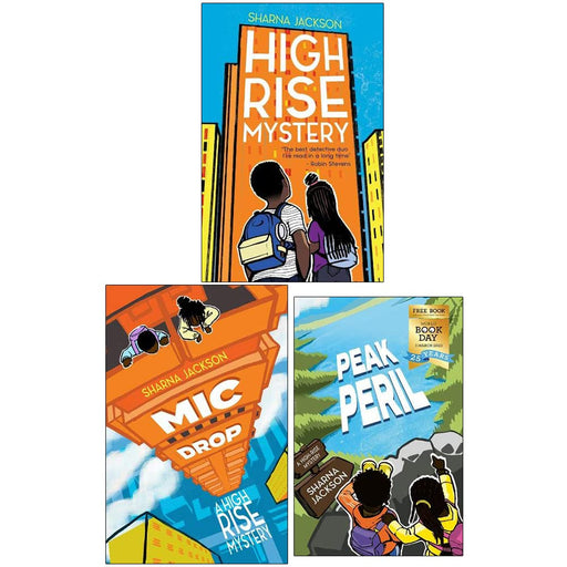 High-Rise Mystery Sharna Jackson Collection 3 Books Set (High-Rise Mystery, Mic Drop, Peak Peril World Book Day) - The Book Bundle