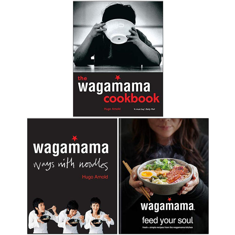 Wagamama Cookbook, Wagamama Ways With Noodles, Wagamama Feed Your Soul [Hardcover] 3 Books Collection Set - The Book Bundle