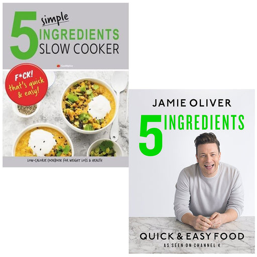5 simple ingredients slow cooker and 5 ingredients - quick & easy food [hardcover] 2 books collection set - The Book Bundle