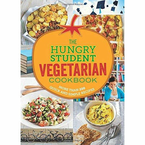 Vegetarian Nosh for Students and Hungry Cookbooks  3 Books Collection Set - The Book Bundle